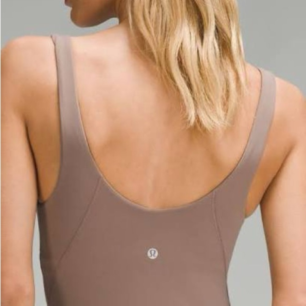 Lululemon Taupe Align 6” Bodysuit - Picture 4 of 8